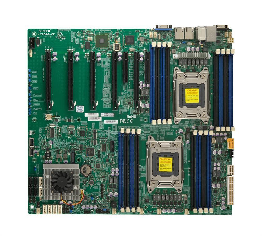 X9DRG-QF-B SuperMicro X9DRG-QF Dual Socket LGA 2011 Intel C602 Chipset intel Xeon E5-2600/E5-2600 v2 Processors Support DDR3 16x DIMM 2x SATA3 6.0Gb/s Proprietary Server Motherboard (Refurbished)