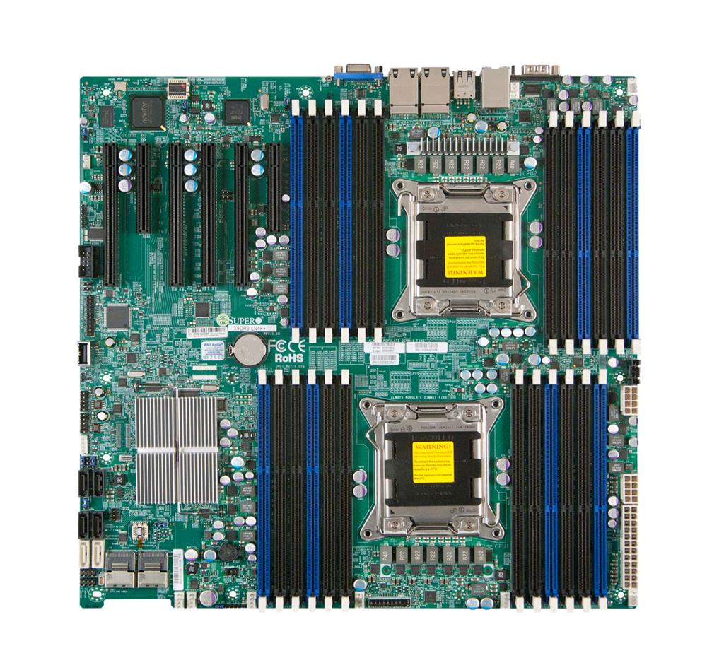 X9DRILN4FO SuperMicro X9dri Ln4f O Dual LGA2011 Intel C602 DDR3 SATA3 V 4GBe Extended-ATX Server Motherboard (Refurbished)