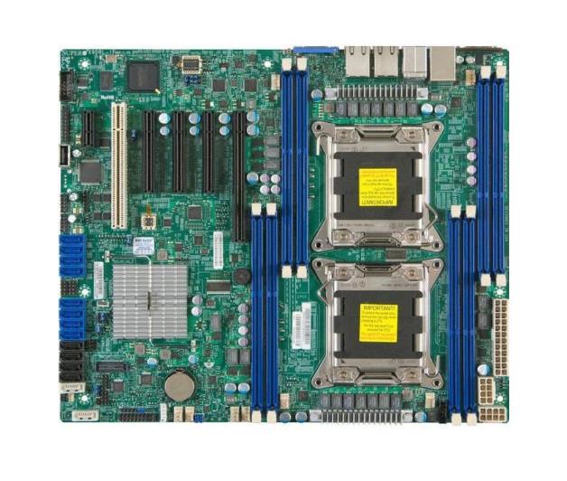 X9DRL-IF SuperMicro Dual Socket LGA 2011 Intel C602 Chipset Intel Xeon E5-2600/E5-2600 v2 Processors Support DDR3 8x DIMM 2x SATA 3.0Gb/s ATX Server Motherboard (Refurbished)