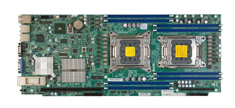 X9DRT-HIBQF SuperMicro Dual Socket LGA 2011 Intel C602 Chipset Intel Xeon E5-2600/ E5-2600 v2 Processors Support DDR3 8x DIMM 5x SATA2 3.0Gb/s Proprietary Server Motherboard (Refurbished)