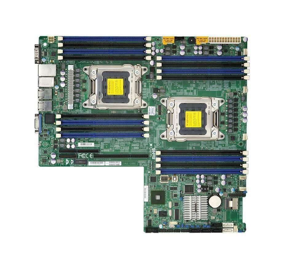 X9DRW-7TPF-O-P SuperMicro X9DRW-7TPF Dual Socket LGA 2011 Intel C602 Chipset Intel Xeon E5-2600/E5-2600 v2 Processors Support DDR3 16x DIMM 8x SATA2 3.0Gb/s Proprietary WIO Server Motherboard (Refurbished)