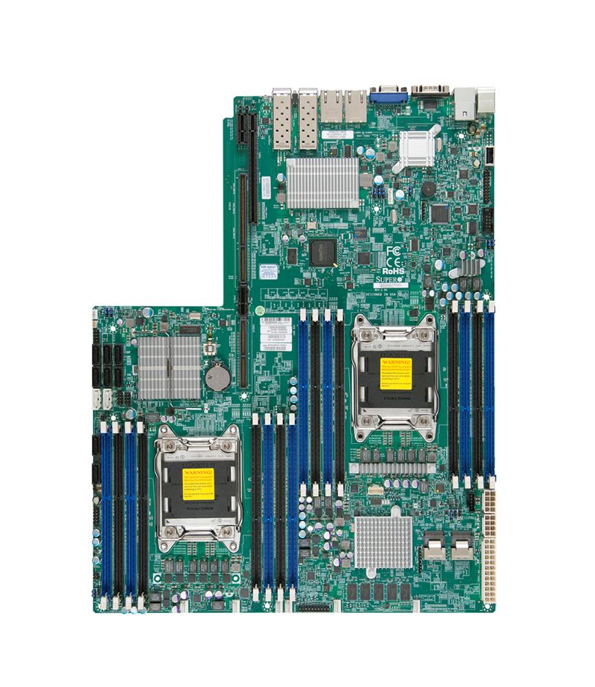 X9DRWITPFB SuperMicro X9DRW-ITPF Dual Socket LGA 2011 Intel C602 Chipset Intel Xeon E5-2600/2600 v2 Processors Support DDR3 16x DIMM 8x SATA2 3.0Gb/s Proprietary WIO Server Motherboard (Refurbished)
