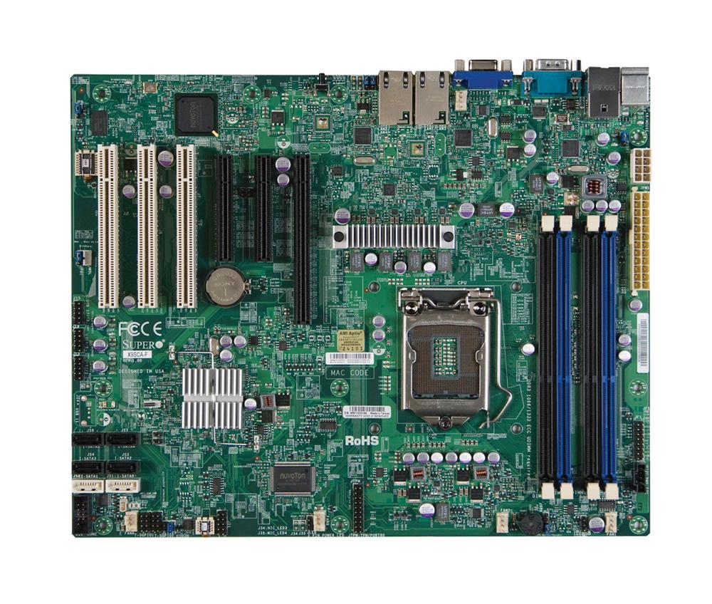 X9SCA SuperMicro Socket LGA 1155 Intel C204 Chipset ATX Server Motherboard (Refurbished)