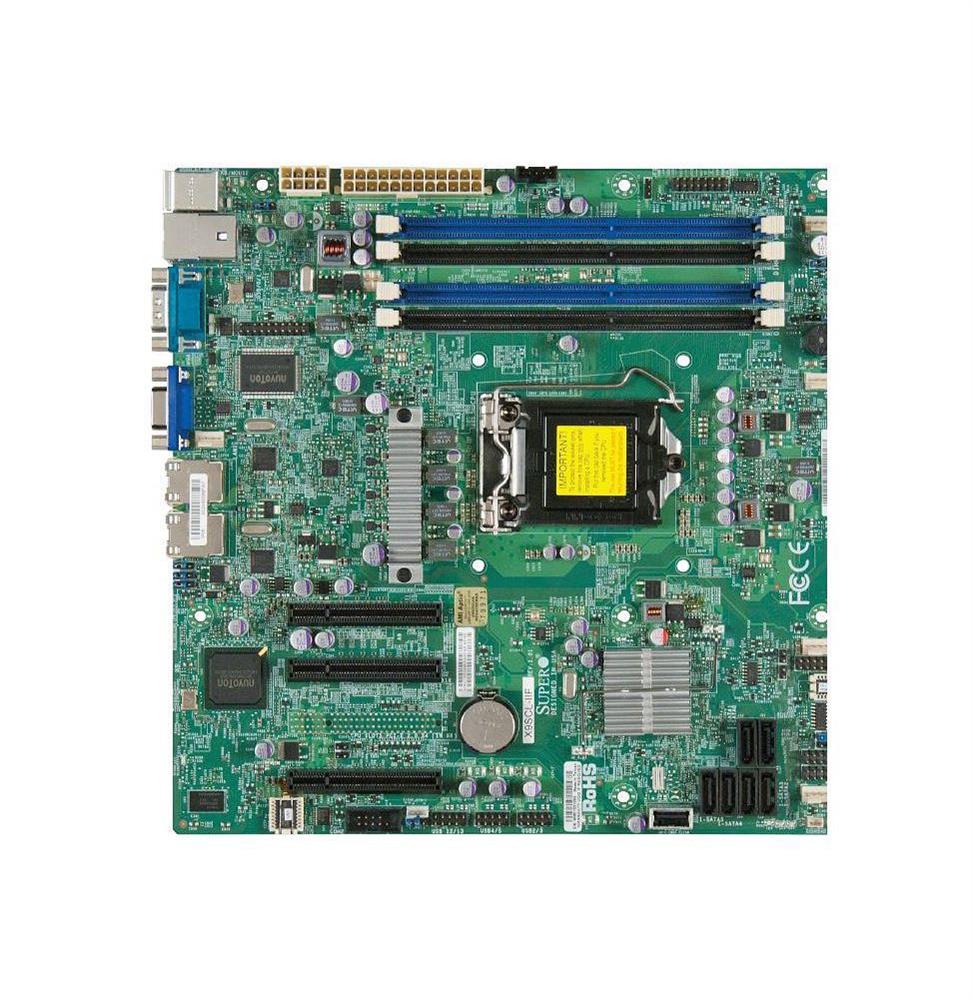 X9SCM-IIF-O SuperMicro X9SCM-iiF Socket LGA 1155 Intel C204 Chipset Xeon E3-1200/ E3-1200 v2 2nd/3rd Generation Core i3 / Pentium / Celeron Processors Support DDR3 4x DIMM 4x SATA2 3.0Gb/s Micro-ATX Server Motherboard (Refurbished)