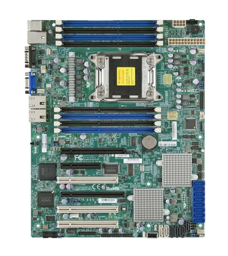 X9SRH-7TF SuperMicro Socket LGA 2011 Intel C602j Chipset Intel Xeon E5-2600/1600 & E5-2600/1600 v2 Processors Support DDR3 8x DIMM 2x SATA3 6.0Gb/s ATX Server Motherboard (Refurbished)