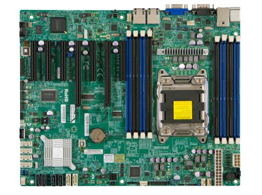 X9SRW-F-O SuperMicro X9SRW-F Socket LGA 2011 Intel C602 Chipset Intel Xeon E5-2600/1600 & E5-2600/1600 v2 Processors Support DDR3 8x DIMM 2x SATA3 6.0Gb/s Proprietary Server Motherboard (Refurbished)