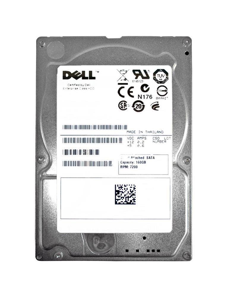 XP023 Dell 160GB 7200RPM SATA 3Gbps 16MB Cache 3.5-inch Internal Hard Drive