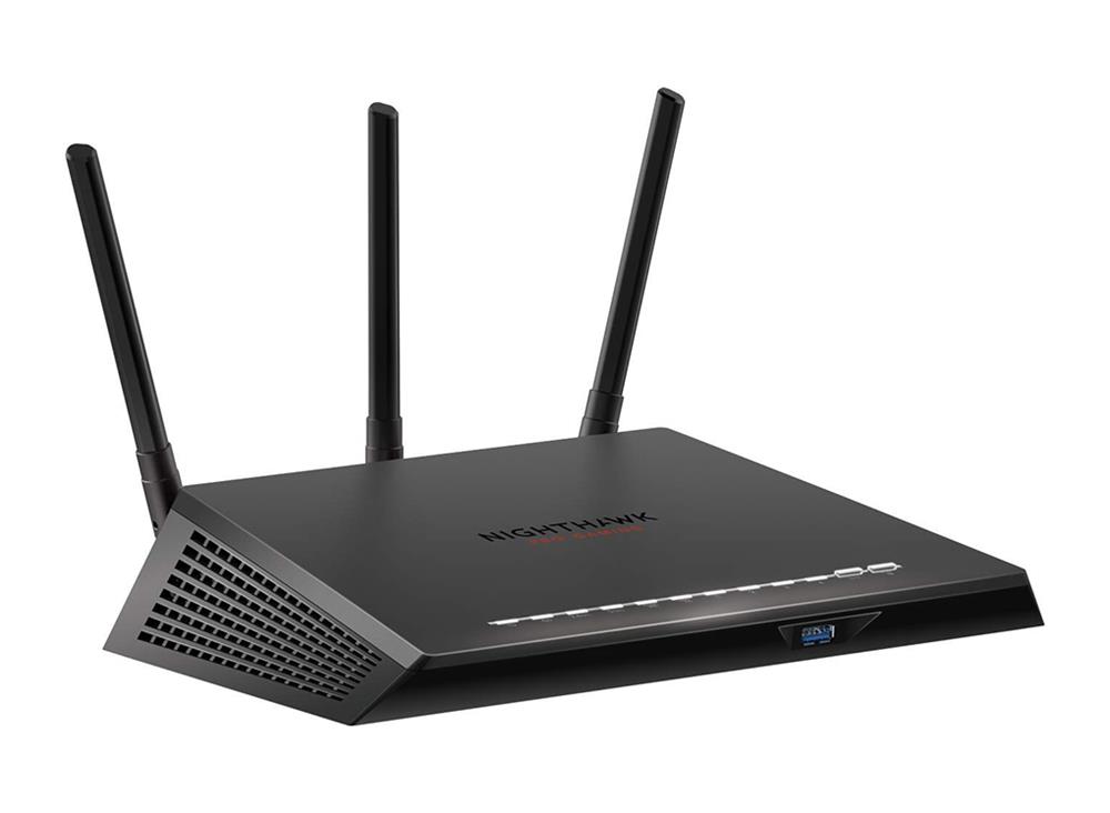 XR300-100NAS NETGEAR Nighthawk Pro Gaming AC1750 WiFi Router, XR300 - 2.40 GHz ISM Band - 5 GHz UNII Band - 218.75 MB/s Wireless Speed - 4 x Network Port - 1 x Broadband Port - USB - Gigabit Ethernet - VPN (Refurbished)