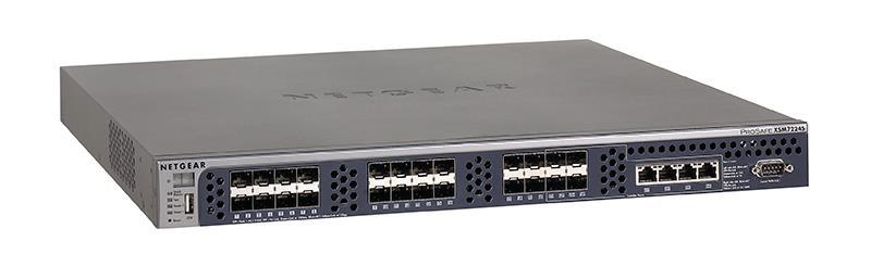 XSM7224S-100NAS NetGear ProSafe 24-Ports (4x RJ45 and 24x SFP Ports) 10 Gigabit Stackable Layer 2 Managed Switch (Refurbished)