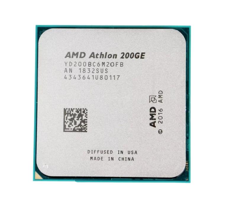 YD200BC6M2OFB AMD Athlon Pro 200GE 3.20GHz 4MB L3 Cache Socket AM4 Processor