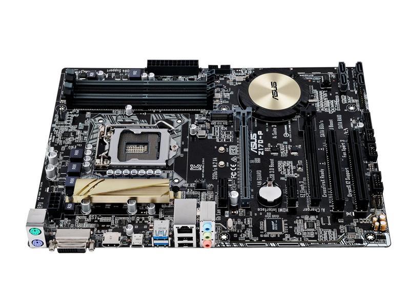 Z170-P ASUS Socket LGA 1151 Intel Z170 Chipset 7th/6th Generation Core i7 / i5 / i3 / Pentium / Celeron Processors Support DDR4 4x DIMM 4x SATA 6.0Gb/s ATX Motherboard (Refurbished)
