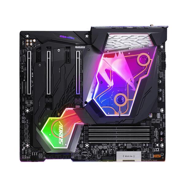 Z390 AORUS XTREME WATERFORCE Gigabyte Socket LGA 1151 Intel Z390 Express Chipset 9th/8th Generation Core i9 / i7 / i5 / i3 / Pentium / Celeron Processors Support DDR4 4x DIMM 6x SATA 6.0Gb/s E-ATX Motherboard (Refurbished)
