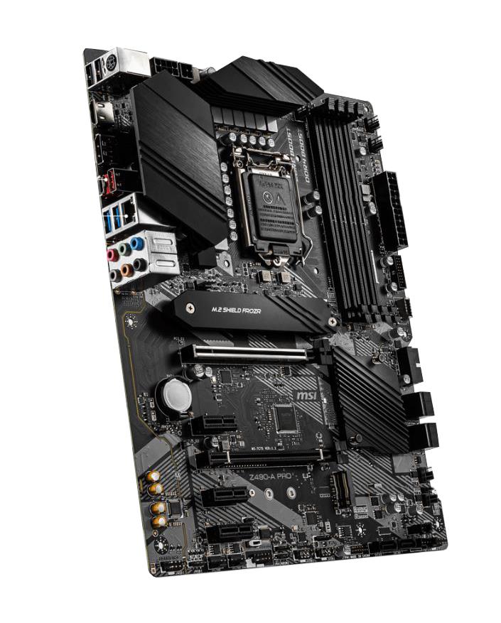 Z490 PLUS MSI Socket LGA 1200 Intel Z490 Chipset Intel Core/ Pentium Gold/ Celeron Processors Support DDR4 4x DIMM ATX Motherboard (Refurbished)
