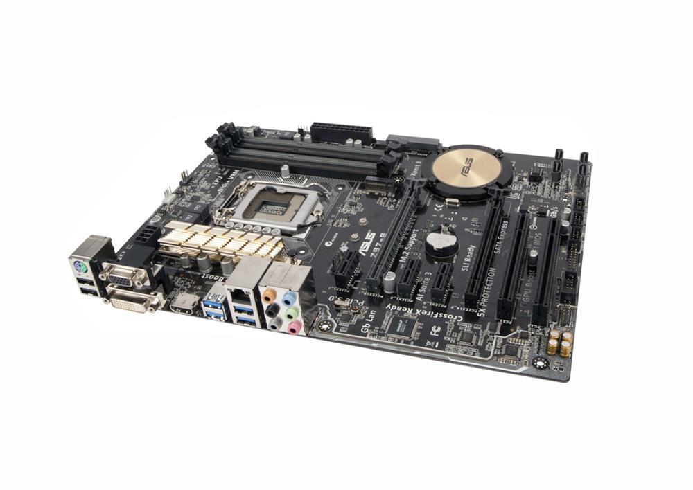 Z97-E/I54690K ASUS Z97-E Socket LGA 1150 Intel Z97 Chipset 5th/New 4th/4th Generation Core i7 / i5 / i3 / Pentium / Celeron Processors Support DDR3 4x DIMM 4x SATA 6.0Gb/s ATX Motherboard (Refurbished)