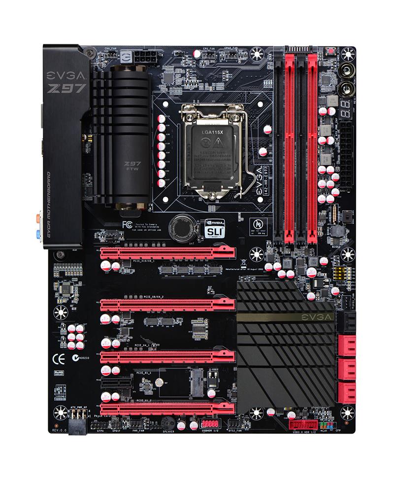 Z97FTW EVGA Socket LGA 1150 Intel Z97 Chipset ATX Motherboard (Refurbished) Z97 FTW