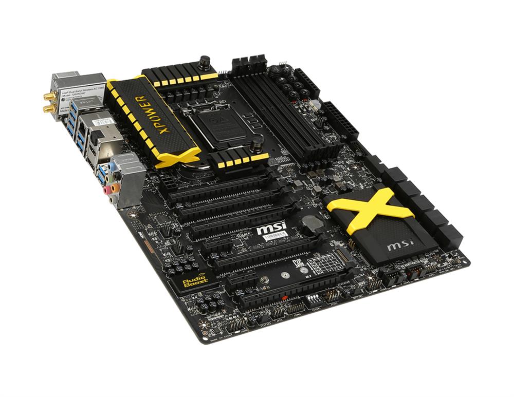Z97 XPOWER AC MSI Socket LGA 1150 Intel Z97 Chipset 4th/5th Generation Core i7 / i5 / i3 / Pentium / Celeron Processors Support DDR3 4x DIMM 10x SATA 6.0Gb/s Extended-ATX Motherboard (Refurbished)