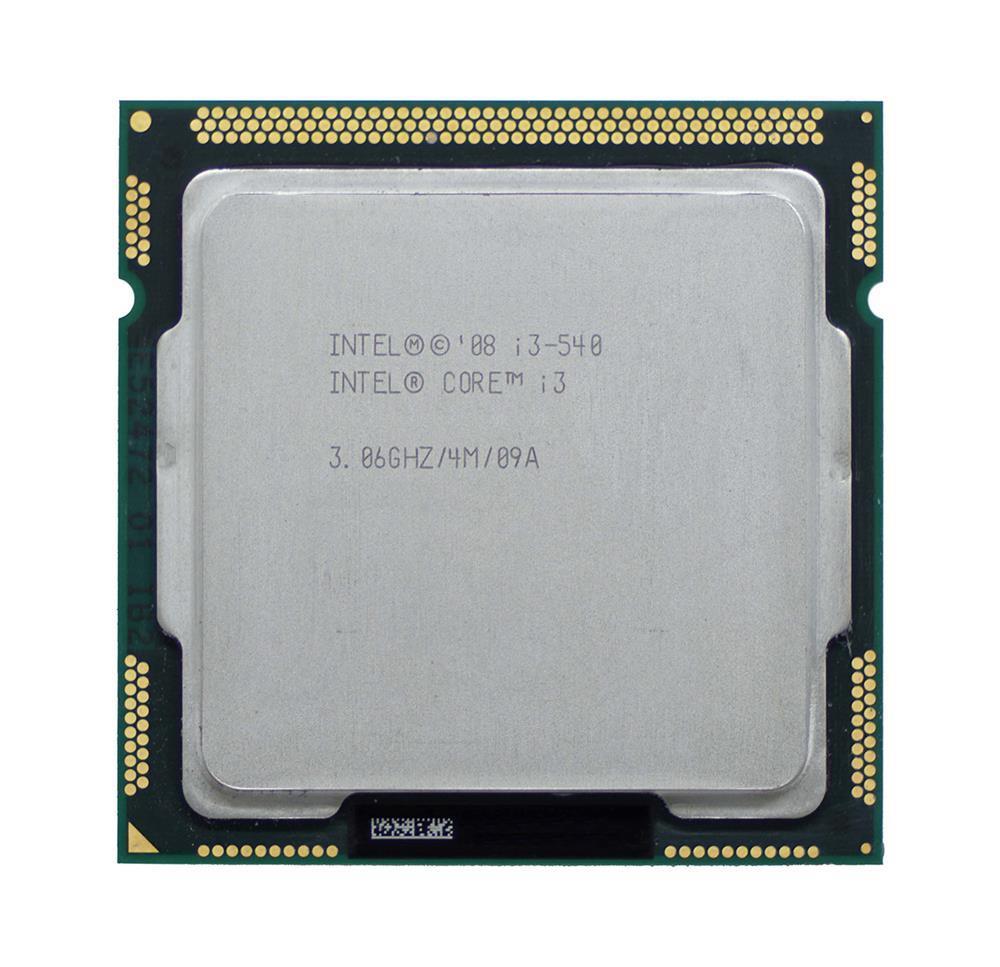 i3540 Intel Core i3-540 Dual Core 3.06GHz 2.50GT/s DMI 4MB L3 Cache Socket LGA1156 Desktop Processor
