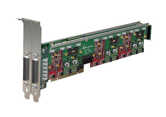 sangoma-a40603 Sangoma A40603 12 FXS 6 FXO Port Card