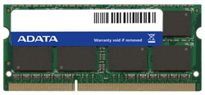 ADDS1600X1G11-BSSQ ADATA 1GB SoDimm PC12800 Memory