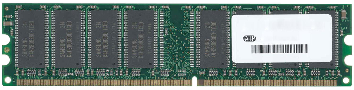 AG56L72T8SJB3S ATP 2GB PC3200 DDR-400MHZ non-ECC Unbuffered CL3 184-Pin DIMM Dual Rank Memory Module