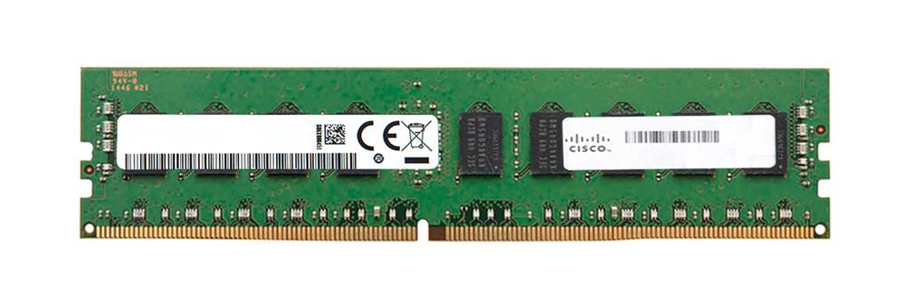 15-104084-01 Cisco 16GB PC4-19200 DDR4-2400MHz Registered ECC CL17 288-Pin DIMM 1.2V Single Rank Memory Module