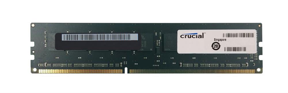 CT51272BA186DJ Crucial 4GB PC3-14900 DDR3-1866MHz ECC Unbuffered CL13 240-Pin DIMM Single Rank Memory Module