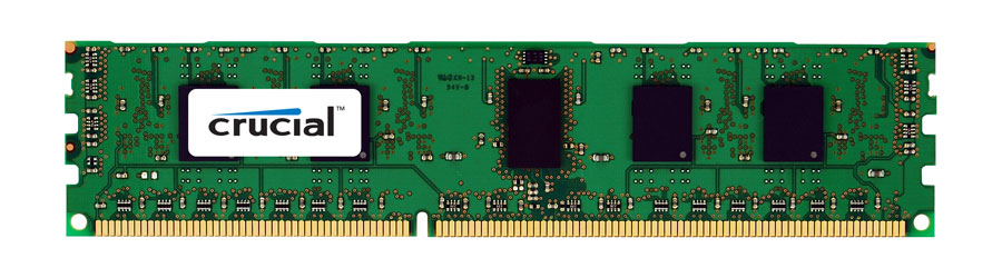 CT51272BA160B.18FKD Crucial 4GB PC3-12800 DDR3-1600MHz ECC Unbuffered CL11 240-Pin DIMM Dual Rank Memory Module
