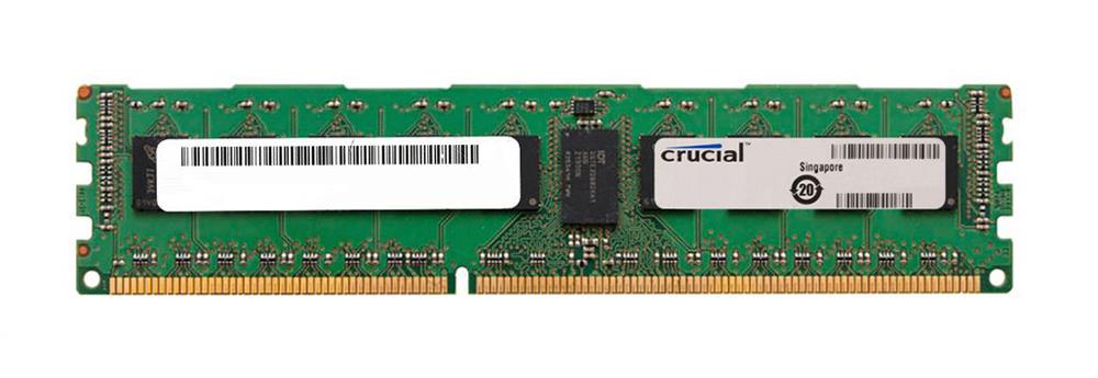 CT18RLB4G Crucial 4GB PC3-14900 DDR3-1866MHz Registered ECC CL13 240-Pin DIMM Dual Rank Memory Module