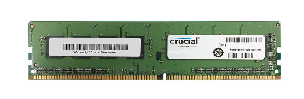 CT4G4DFS8213.C8FBD2 Crucial 4GB PC4-17000 DDR4-2133MHz non-ECC Unbuffered CL15 288-Pin DIMM 1.2V Single Rank Memory Module