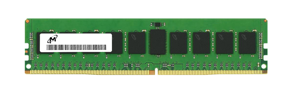 MTA18ASF2G72AZ-2G6 Micron 16GB PC4-21300 DDR4-2666MHz ECC Unbuffered CL19 288-Pin DIMM 1.2V Dual Rank Memory Module