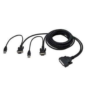 F1D9401-12 Belkin OmniView Enterprise Series Dual-Port USB KVM Cable 3.6m