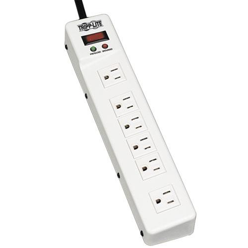 TLM626 Tripp Lite Protect It 6-outlets Surge Suppressor Receptacles: 6 x NEMA 5-15R 1340J