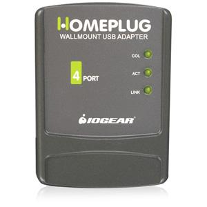 GHPU21 IOGEAR Powerline Network USB Adapter 1 x USB, 1 x Powerline 12Mbps