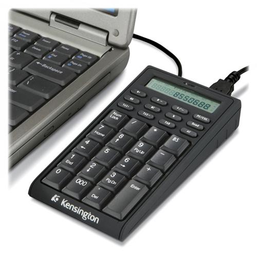 K72274US Kensington 72274 Notebook Keypad/Calculator with USB Hub - PC & MAC Compatible