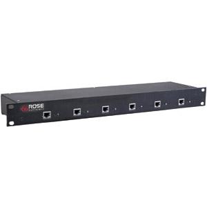 CRV-6SLP-VS/SW Rose Electronics 6-Port CAT5 Video Splitter 1 x DB-25 Video In 1600 x 1200, 1280 x 1024, 1024 x 768 UXGA, SXGA, XGA
