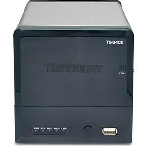 TS-S402 TRENDnet Network Storage Server Marvell RJ-45 Network, Type A USB (Refurbished)