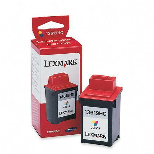 13619HC Lexmark 300 Pages Color Ink Cartridge for Jetprinter 1000, 1100, 1020, 2030, 2050, 2055, 3000 (Refurbished)
