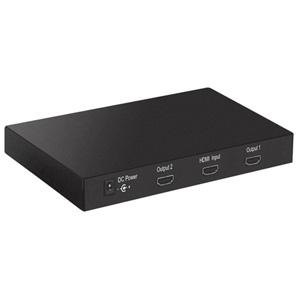 AC552A-2 Black Box 2-Channel HDMI Splitter 1 x HDMI Digital Audio/Video In 2 x HDMI Digital Audio/Video Out 1600 x 1200 VGA SVGA XGA SXGA UXGA