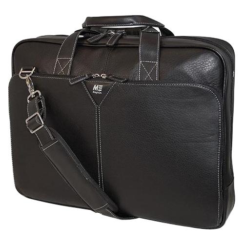 MEBCL1 Mobile Edge 16" Deluxe Leather Briefcase