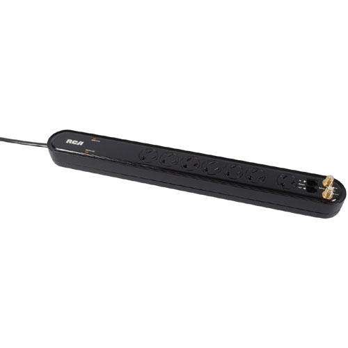 PS27210B Audiovox Corporation RCA 7 Outlet Coax-Phone 1500 Joules Surge SuppressorReceptacles: 7 1500J