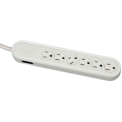 PS26000S Audiovox Corporation RCA 6 Outlet 450 Joules Surge SuppressorReceptacles: 6 450J