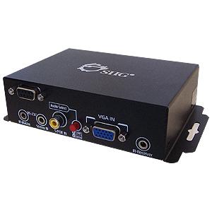 CE-VG0711-S1 SIIG Video Console/Extender with Audio 1 Input Device 1 Output Device 1000 ft RangeNetwork (RJ-45) Serial Port WUXGA 1920 x 1200 Twisted Pair Category 6