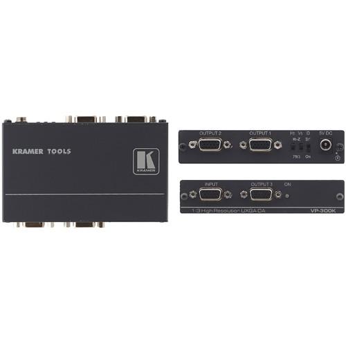 VP-300K Kramer VGA Switch 1 x HD-15 Video In 3 x HD-15 Video Out UXGA