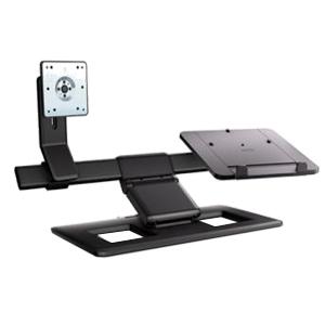 AW662AA#ABA HP AW662AA Notebook Stand 17-inch to 24-inch Screen Support 15.40 lb Load Capacity 1 x Shelf(ves) 18.5-inch Height x 19.0-inch Width x 27.2-inch Depth (Refurbished)