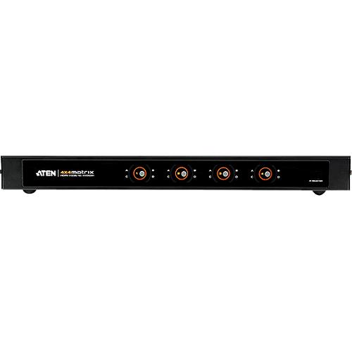 VM0404H ATEN VanCrystHDMI Switch 4 x HDMI Type A Digital Audio/Video In 4 x HDMI Type A Digital Audio/Video Out 1 x DB-9 Serial 1920 x 1200 WUXGA