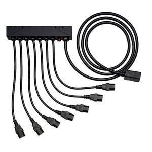 E7671A HP 19-Inch 16A 100-240V Power Distribution Unit (PDU) Has 1 C20 (M) for Power Input 6 C13 (F) Power Outlets and 2 C19 (F) Power Outlets