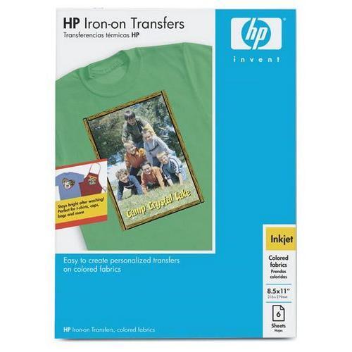 Q1974A HP Iron-on Transfers Letter A Size (8.5in x 11in) 6 pcs. (Refurbished)