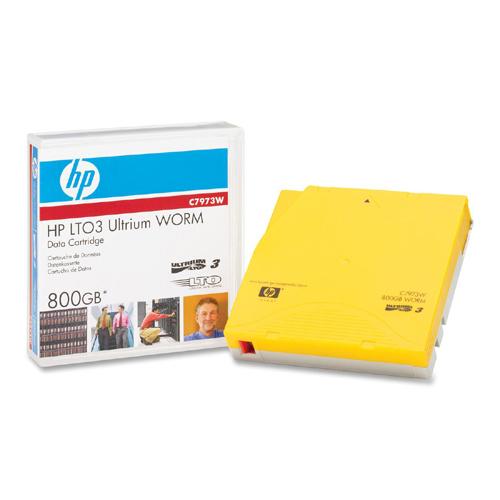 C7973W HP Ultrium 800GB WORM Data Cartridge LTO-3 WORM 400GB Native / 800GB Compressed 2230.97 ft Tape Length (Refurbished)