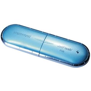 TS1GJF2B Transcend 1GB Jetflash USB 2.0 Flash Drive (Blue)