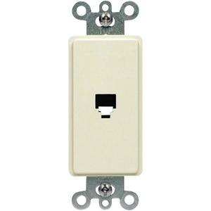 015-40649-A Leviton 1 Socket Phone Faceplate